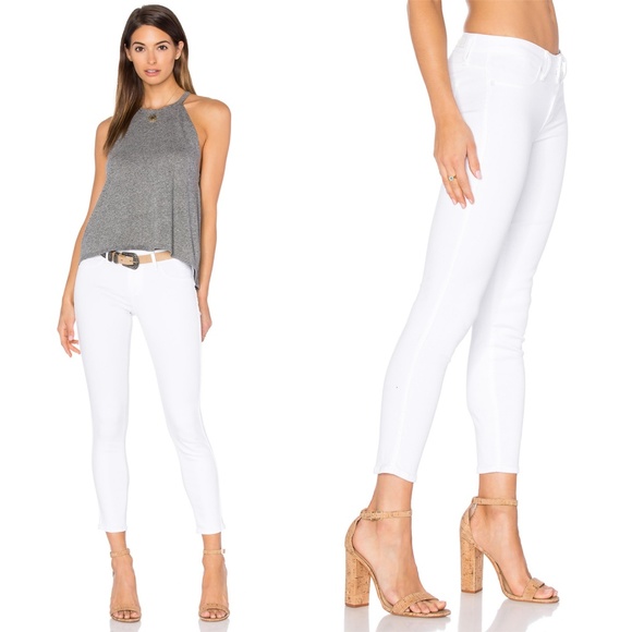 PAIGE Denim - Paige Verdugo Crop Jeans White
